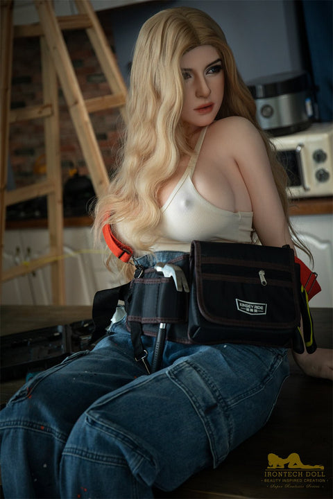 Irontech - Flora (165cm) - Blonde - Full Silicone - Sex Doll - iDollrable