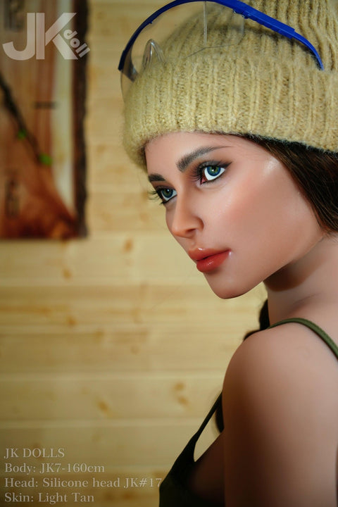 JK Doll - Audrey (160cm) - Brunette - Silicone Head + S-TPE Body - Sex Doll - iDollrable