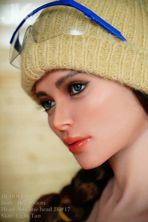 JK Doll - Audrey (160cm) - Brunette - Silicone Head + S-TPE Body - Sex Doll - iDollrable
